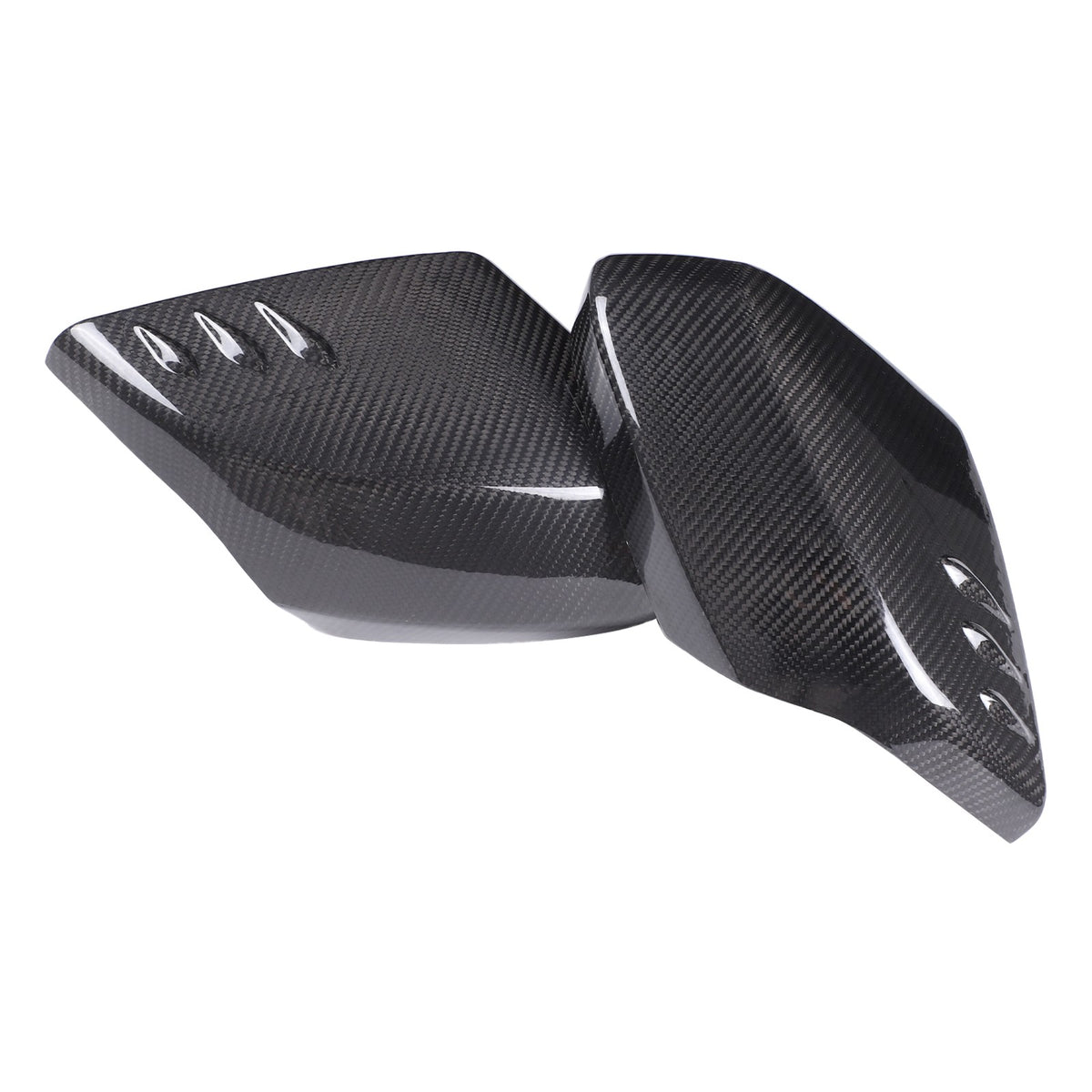 Real Carbon Fiber Side Mirror Air Duct Trim Cover For Corvette C8 2020+ 14