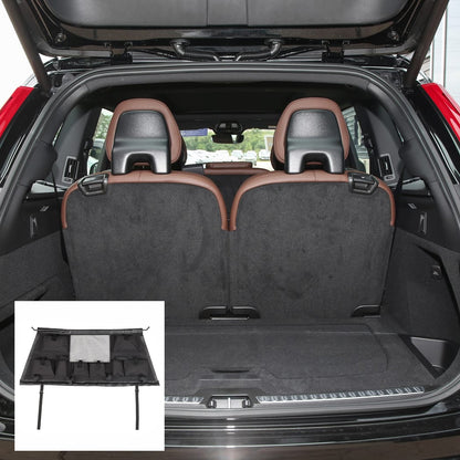 Rear Trunk Cargo Net Storage Bag Tray For Volvo XC90 2015+ 12