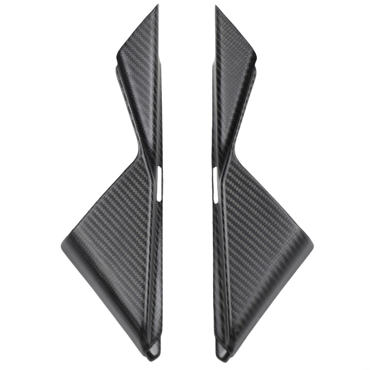 Matte Real Carbon Fiber Front Inner A-Pillar Trim For Nissan 370Z Z34 2009-2020 6