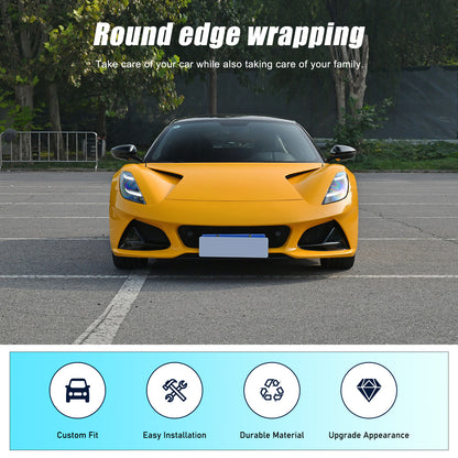 Matte Real Carbon fiber Reading light Switch Trim Cover For Lotus EMIRA 2021-25 5