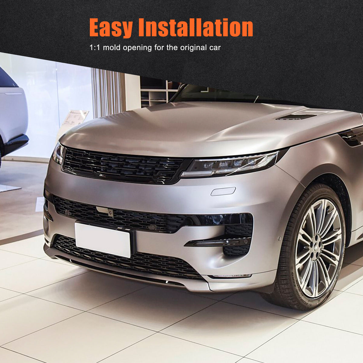 Front Center Bumper Face Bar Trim Molding Step For LR Range Rover Sport L461 23+ 7