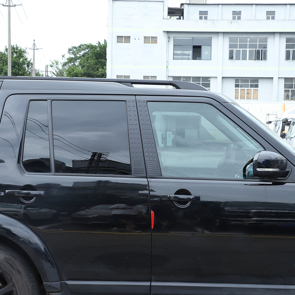 US Flag Alloy Window Center Pillar Trim For Land Rover Discovery 3/4 04-16 US 18