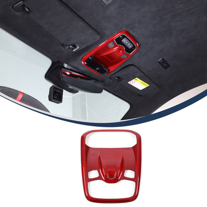 Red Real Carbon fiber Reading light Switch Trim Cover For Lotus EMIRA 2021-2025 3