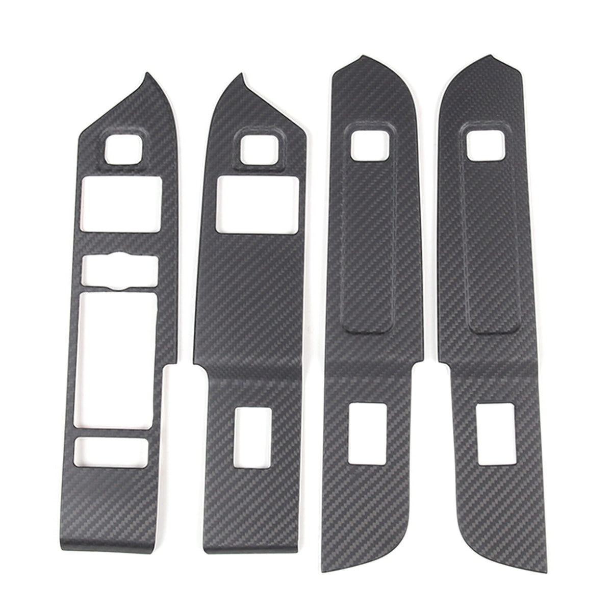 Red Carbon Fiber Window Lift Button Panel Cover Trim For LR Defender 110 20-24 8