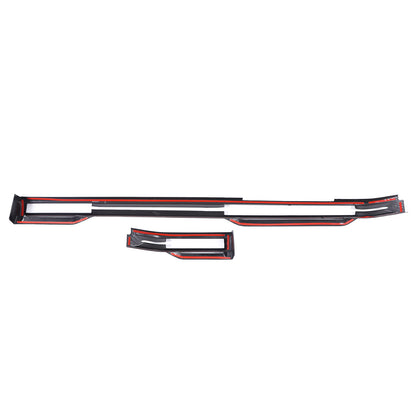 Carbon Fiber Console Dashboard Air Outlet Vent Stripe Trim For MG4 EV 2022-2024 16