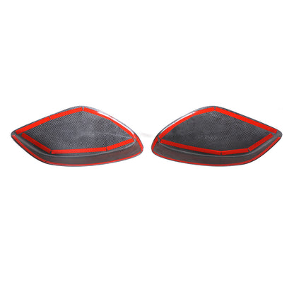 Honeycomb Carbon Fiber Side Rear Mirror Cover Caps For Subaru BRZ GT86 2012-20 12