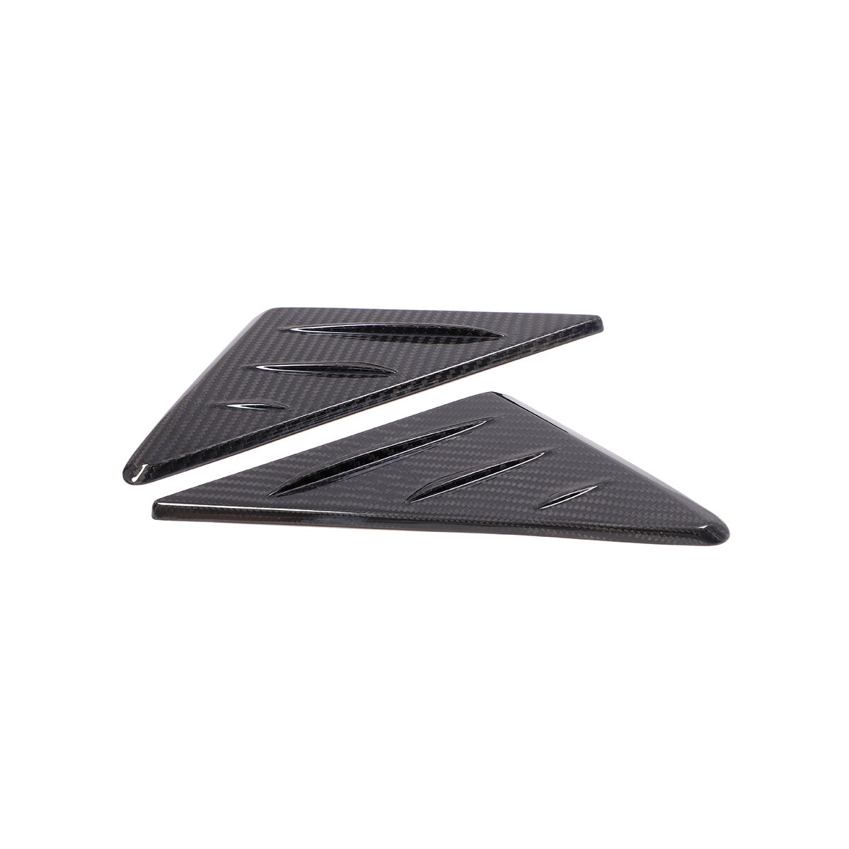 Carbon Fiber Door Triangle A Pillar Cover Trim For BMW 8 Series G14 15 16 19-22 4