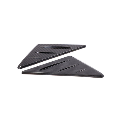 Carbon Fiber Door Triangle A Pillar Cover Trim For BMW 8 Series G14 15 16 19-22 4