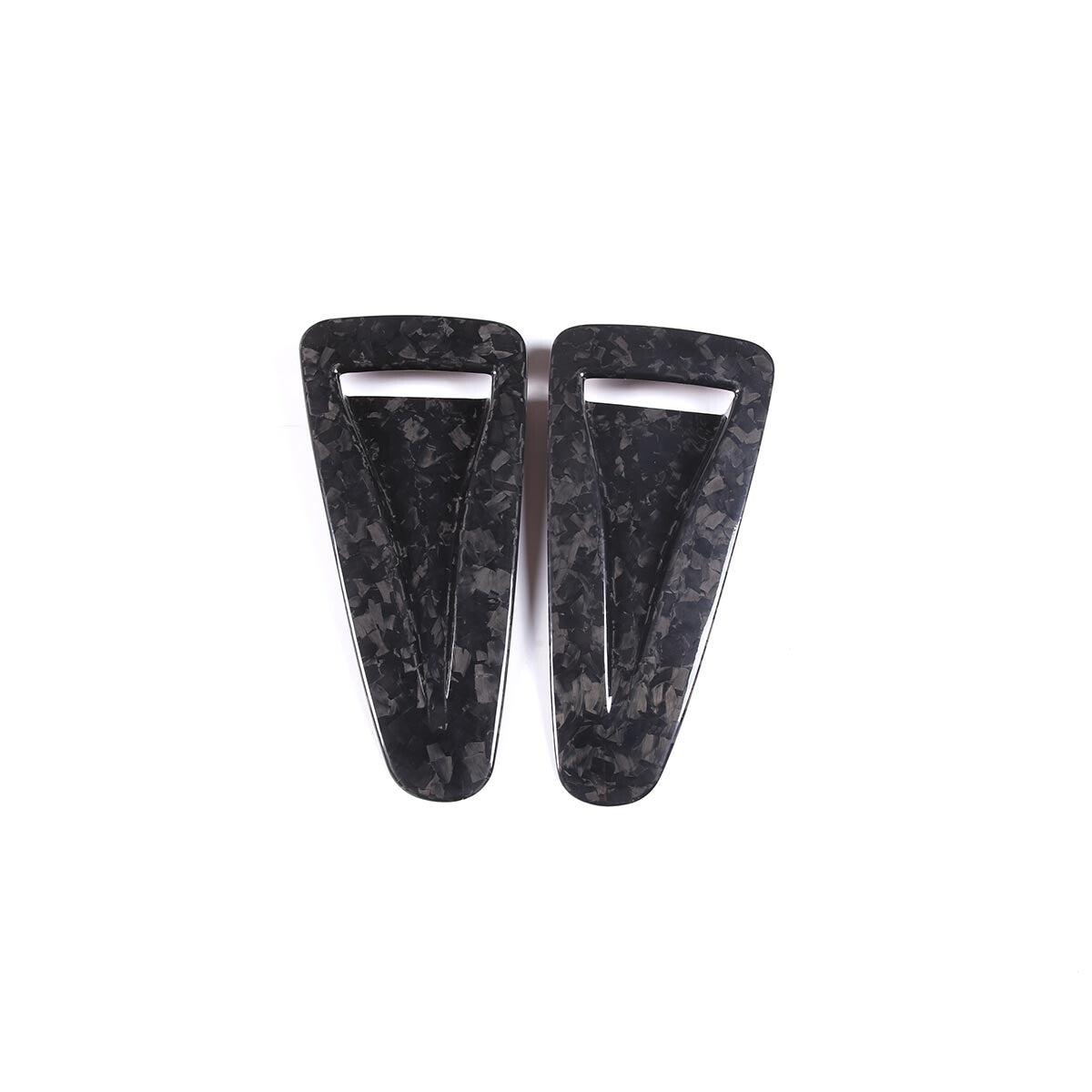 Forged Carbon Car Hood Air Outlet Frame Cover Trim For Nissan GTR R35 2008-2016 2