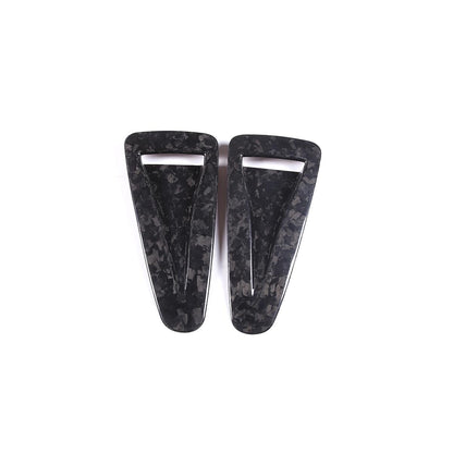 Forged Carbon Car Hood Air Outlet Frame Cover Trim For Nissan GTR R35 2008-2016 2