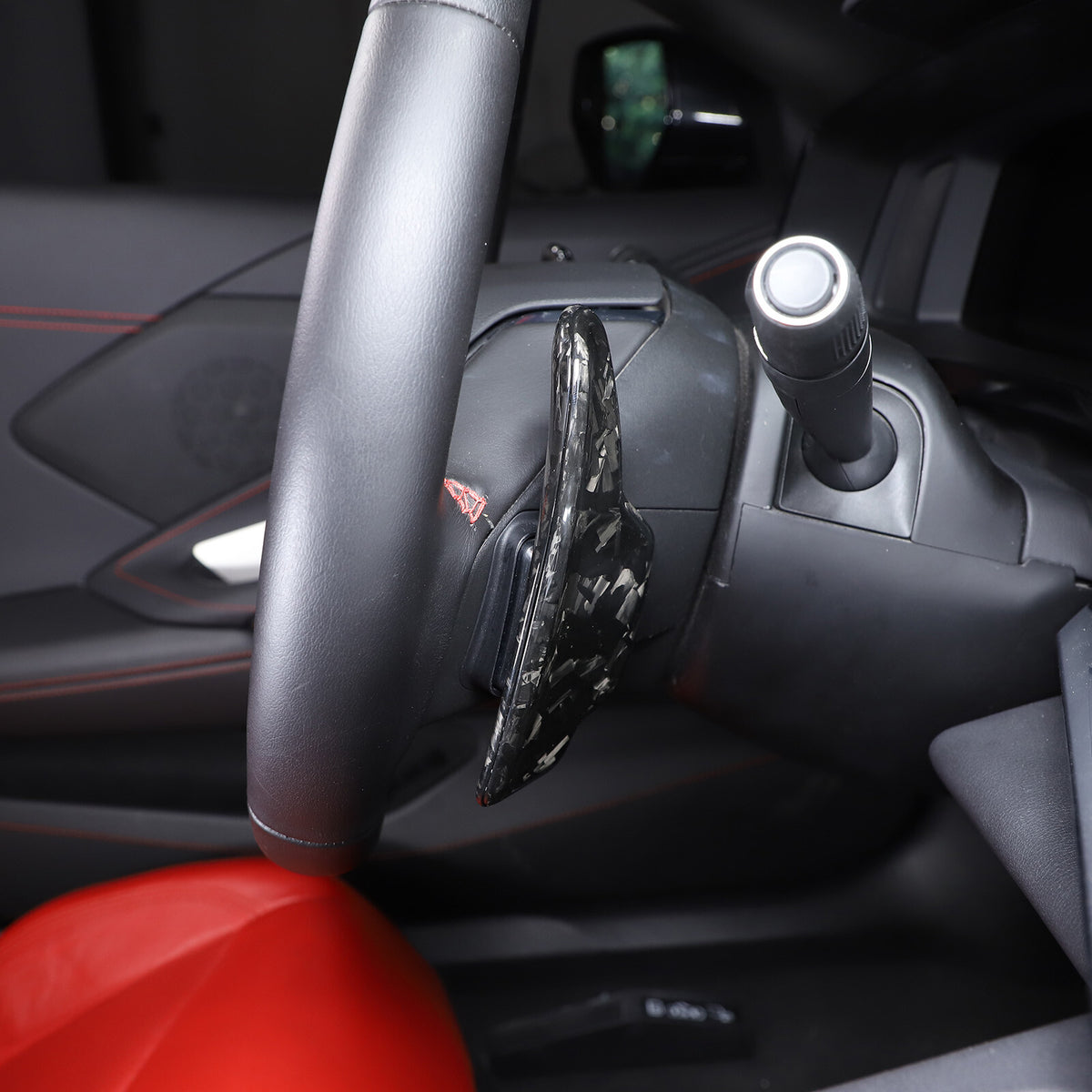 Forged Real Carbon Fiber Full Interior Set Cover Trim Kit For Corvette C8 20-25 - Variants 41-41 5