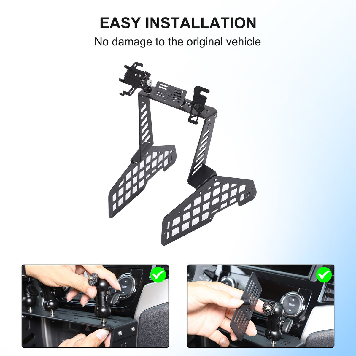 Off-Road Center Gear Shift Expansion Platform For Mitsubishi L200 Triton 2019-23 7