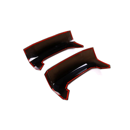 Smoked Black Tail Light & Brake Lamp Cover Guard Trim For TOYOTa TUNDRA 2022-24 8