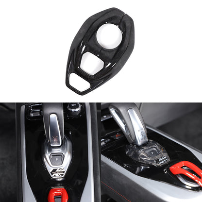 Forged Carbon Fiber Console Gear Base Cover Trim For Lotus Emira V6 I4 2023-2025 1