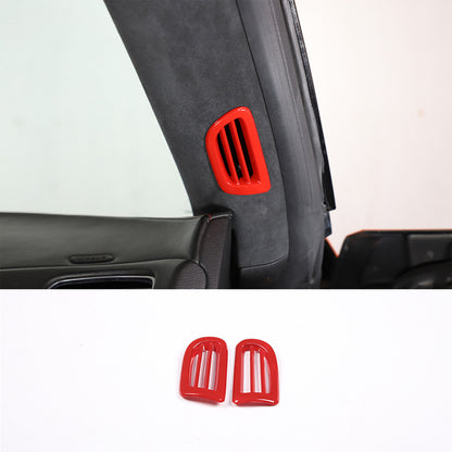 Sports Red ABS Interior Decoration Cover Trim Kit For Corvette C7 2014-19 - Styles 6-10 2