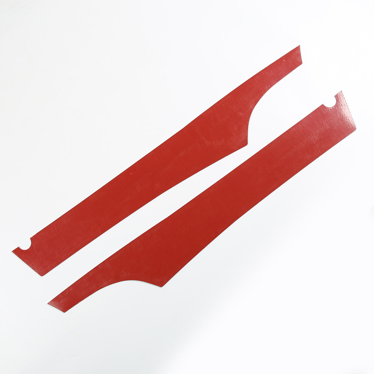 Red Carbon Fiber Interior Door Upper Panel Trim Sticker For Corvette C6 05-13 US 12