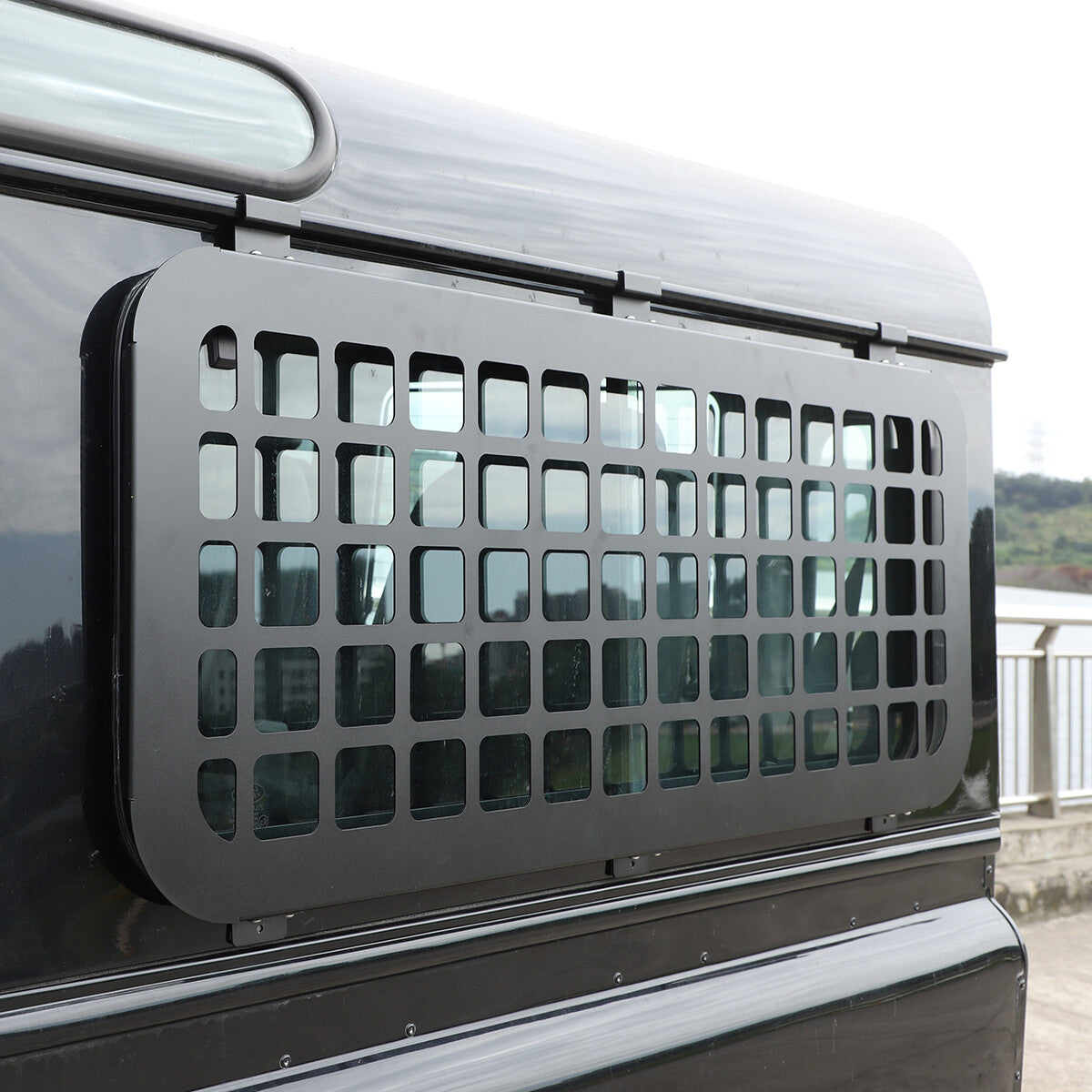 Rear Side Window Molle Panel Bracket Guard For Land Rover Defender 2004-2019 US 11