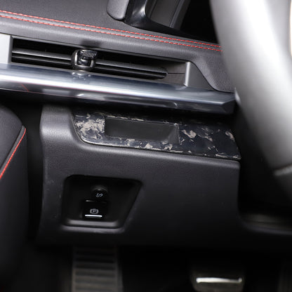 Forged Carbon Fiber Steering Wheel Card Slot Trim Cover For Corvette C8 2020-26 9