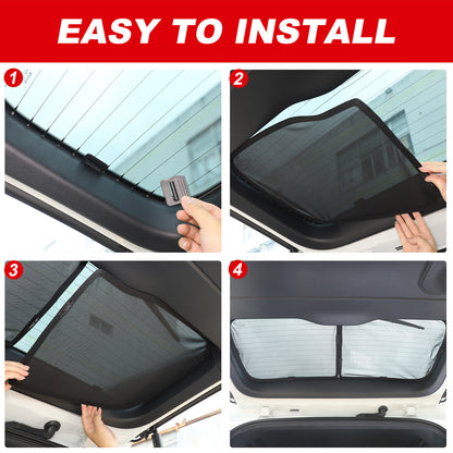 Window Screen Sun Shade Mesh Cover Windshield For Toyota Land Cruiser LC250 24+ 9