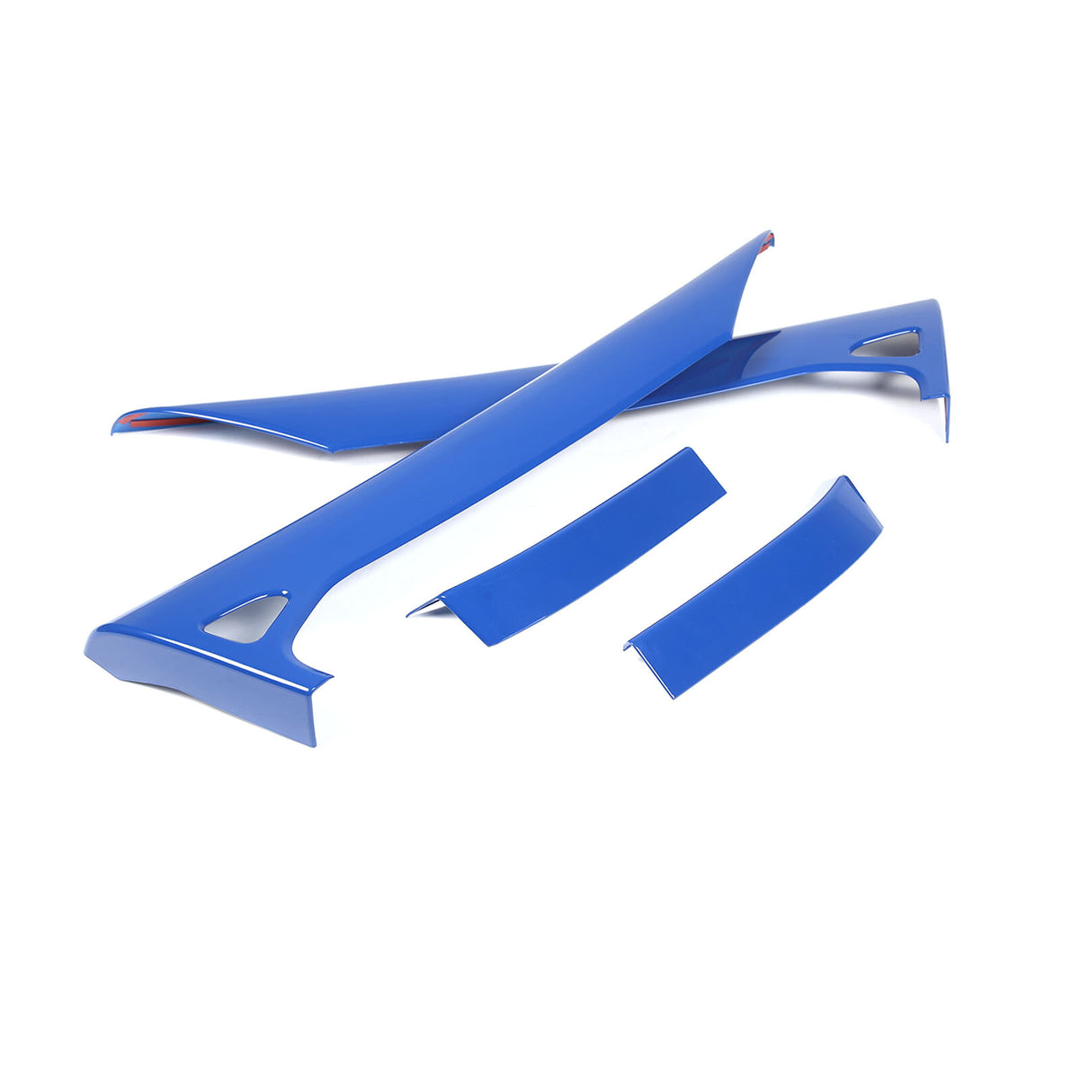 Blue ABS Inner Interior Door Panel Cover Trim For Corvette C8 Z51 Z06 2020-26 9