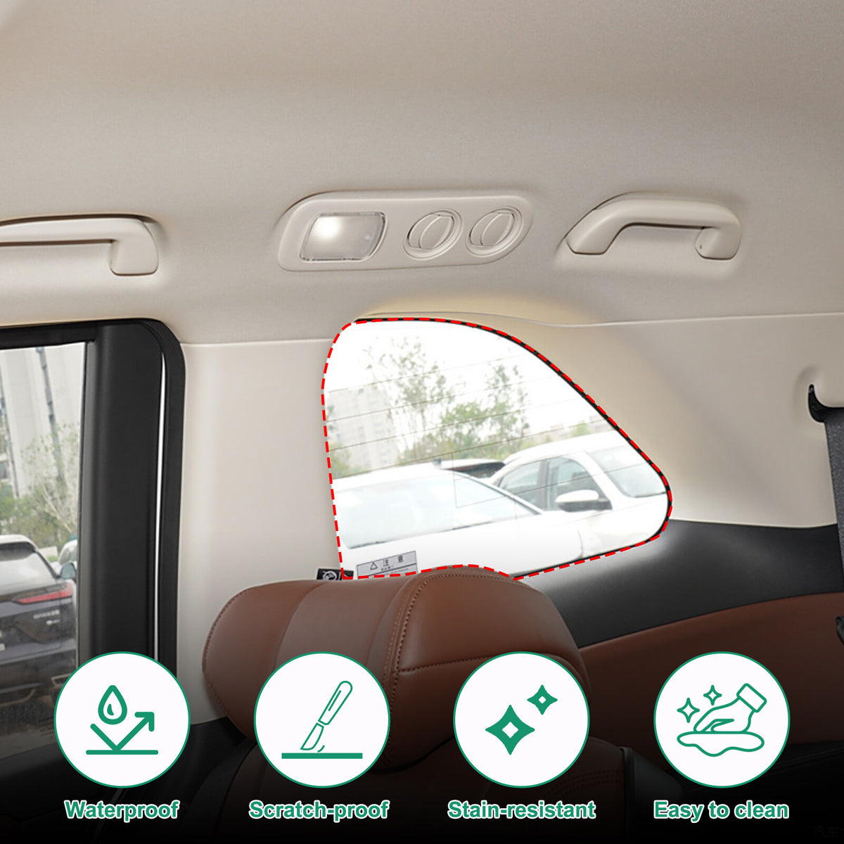 Black Rear Trunk Right Side Storage Bag Organizer For Honda Odyssey RB3 2014-24 15