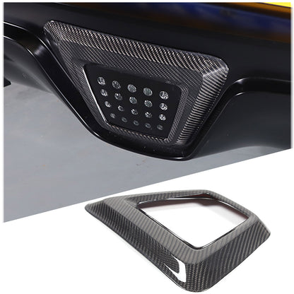 Real Carbon fiber Rear lower Bumper brake light frame For Toyota Supra 2019-24 2