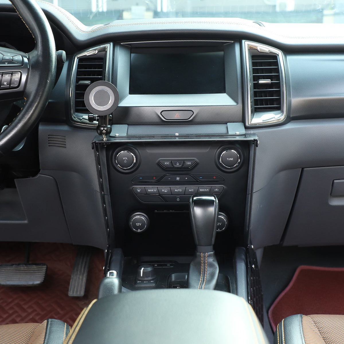 Magnetic Center Gear Shift Extension Platform Bracket For Ford Ranger T7 2015-22 12
