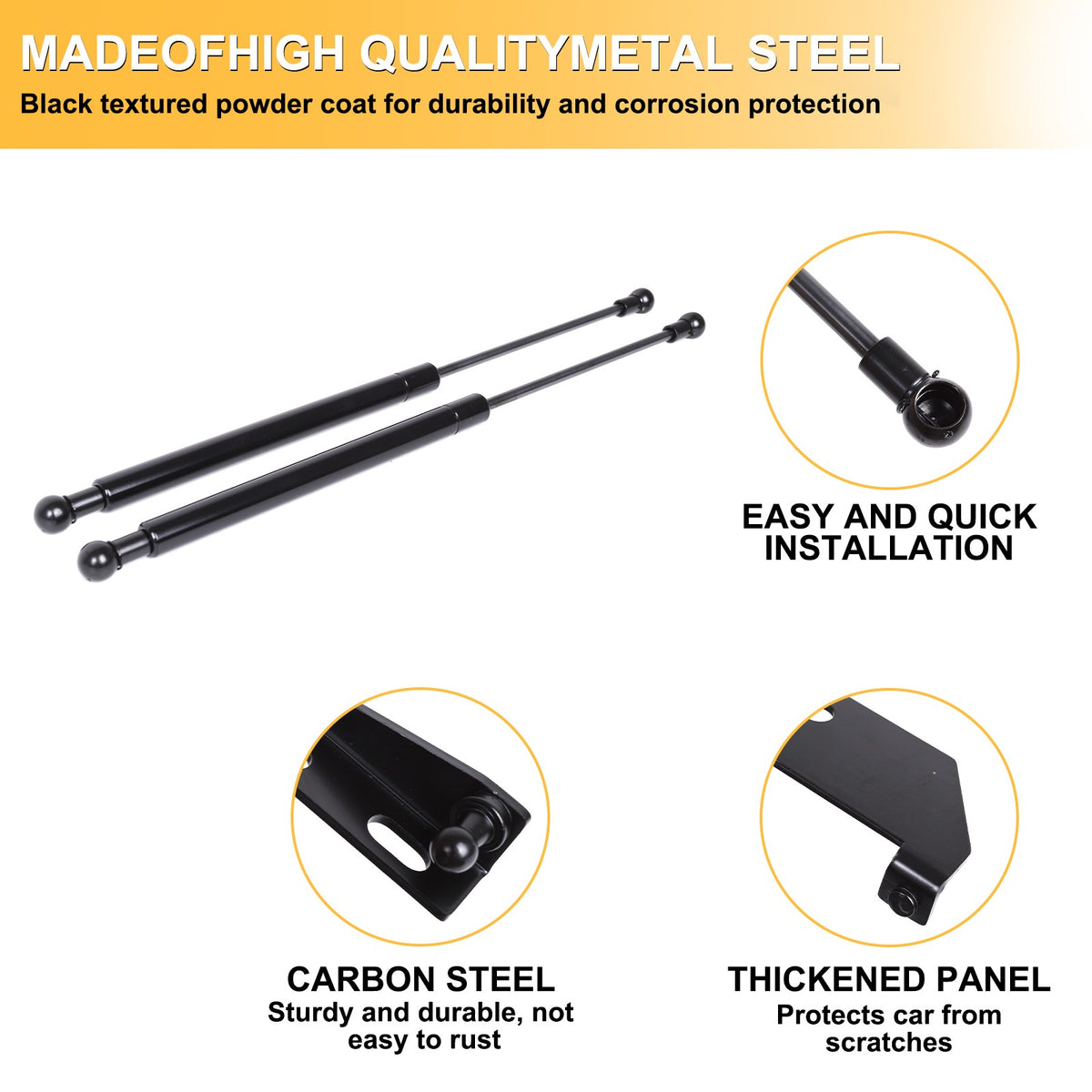 Front Hood Engine box Hydraulic Support Lift Rod For Volkswagen VW Amarok 18-22 11