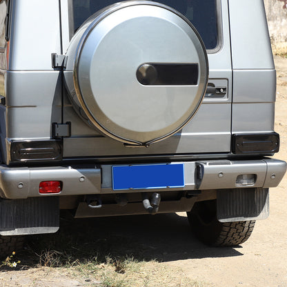 Smoked Black Rear Tail Light Cover Lenses For 2007-2018 Mercedes W463 G-Class 12
