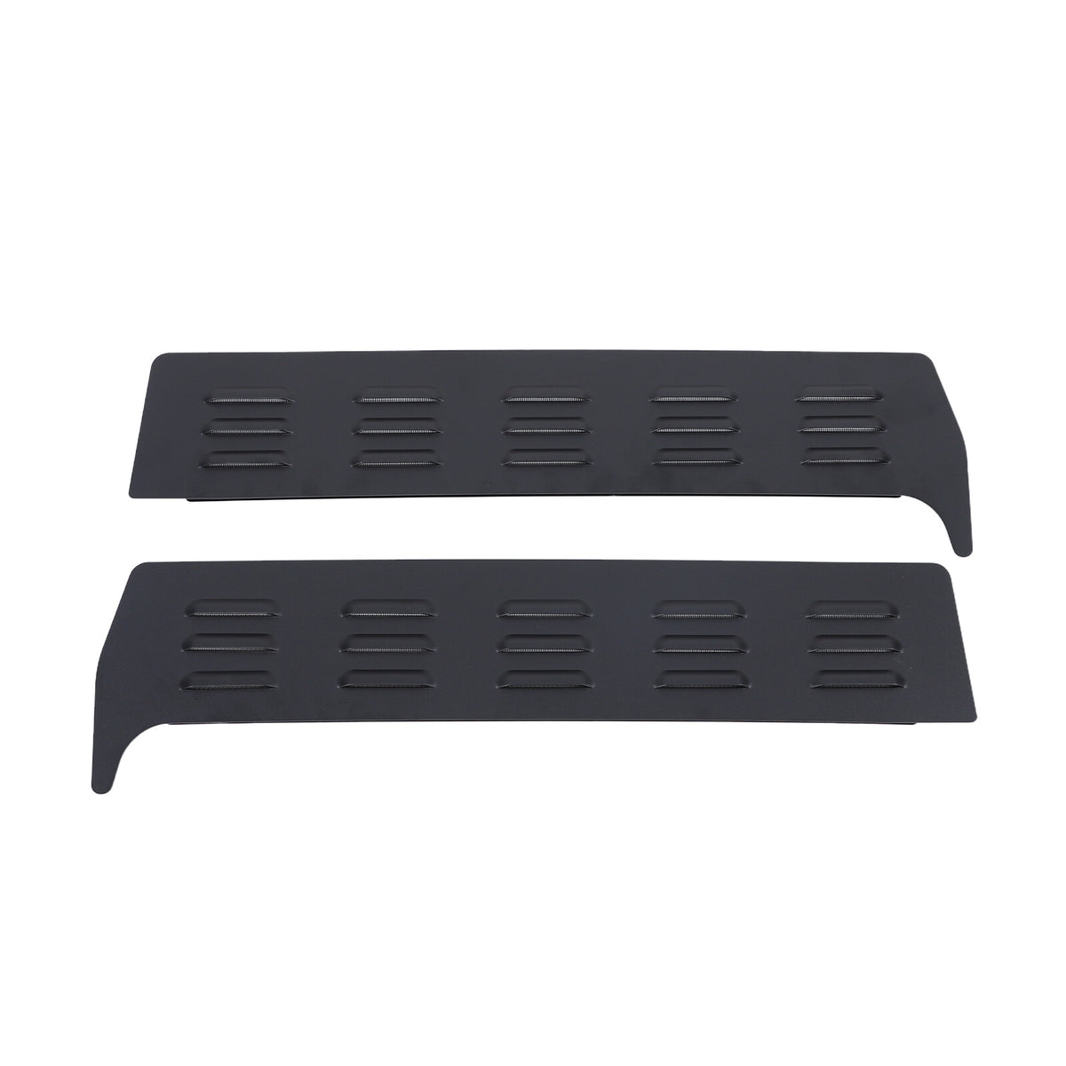 Black Rear Door Window Louver Air Vent Panel Trim Cover For Kia Soul 2009-2013 16