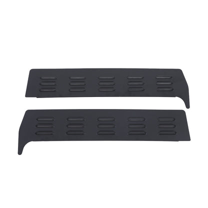 Black Rear Door Window Louver Air Vent Panel Trim Cover For Kia Soul 2009-2013 16