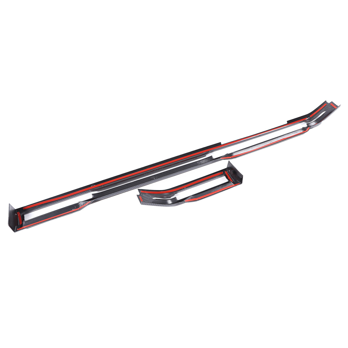 Carbon Fiber Console Dashboard Air Outlet Vent Stripe Trim For MG4 EV 2022-2024 17