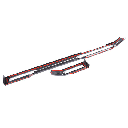 Carbon Fiber Console Dashboard Air Outlet Vent Stripe Trim For MG4 EV 2022-2024 17