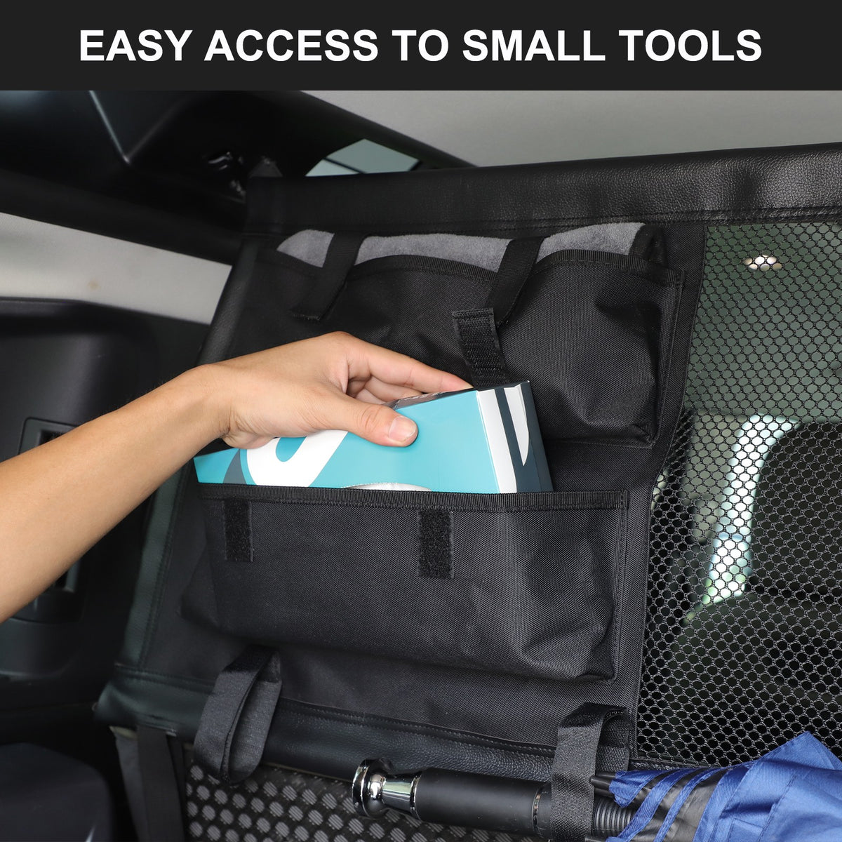 Rear Trunk Cargo Organizer Isolation Net W/ Bag For LR Defender 110 L663 20-23 10