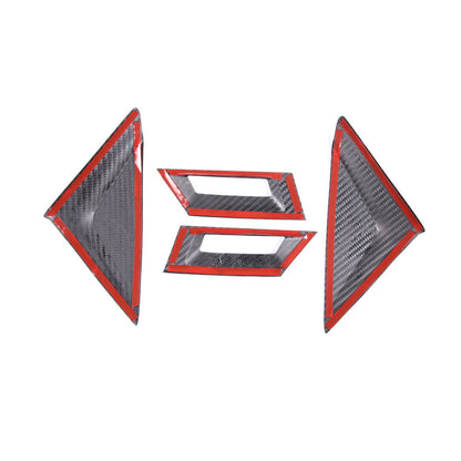 Real carbon fiber For Maserati Ghibli 2014-2022 Inner A-pillar horn cover trim 9