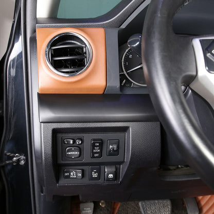 Matte Black Dashboard Center Console Panel Trim For Toyota Tun-dra 2014-21 7