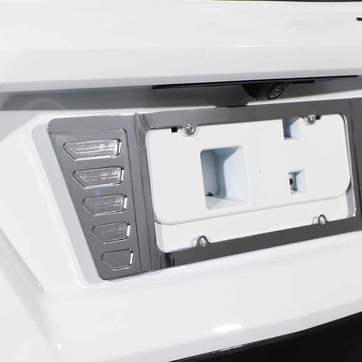 Alloy Rear License Plate Filler Trim Cover For Corvette C8 Stingray Z51 20+ 12