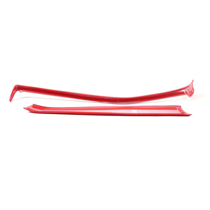Red Full Interior Set Dash Panel Decor Cover Trim Kit For Corvette C8 2020-25 - Variants 11-15 22