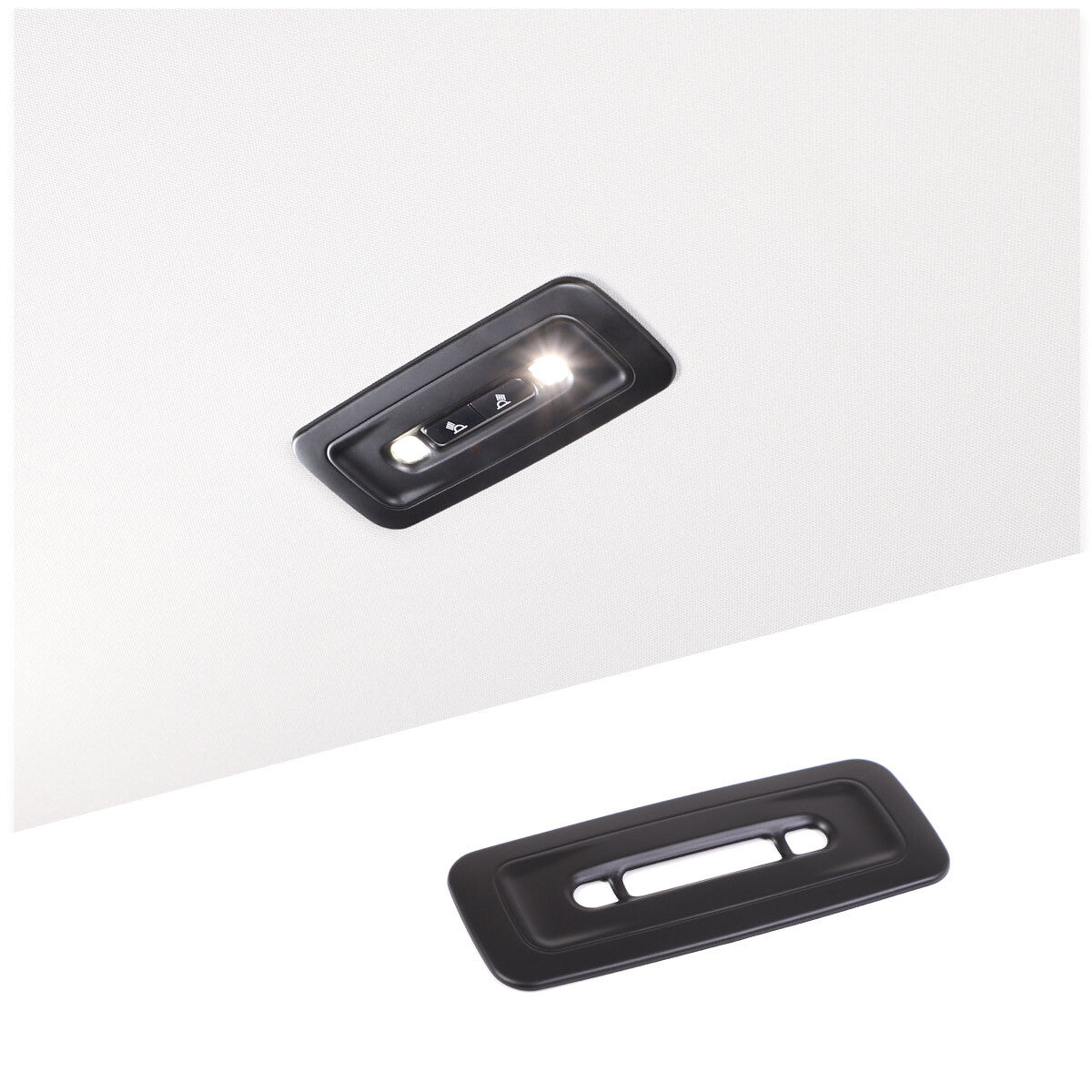 Matte Black ABS Interior Decoration Cover Trim Kit For Toyota Tundra 2022-26 US - Variants 1-5 4