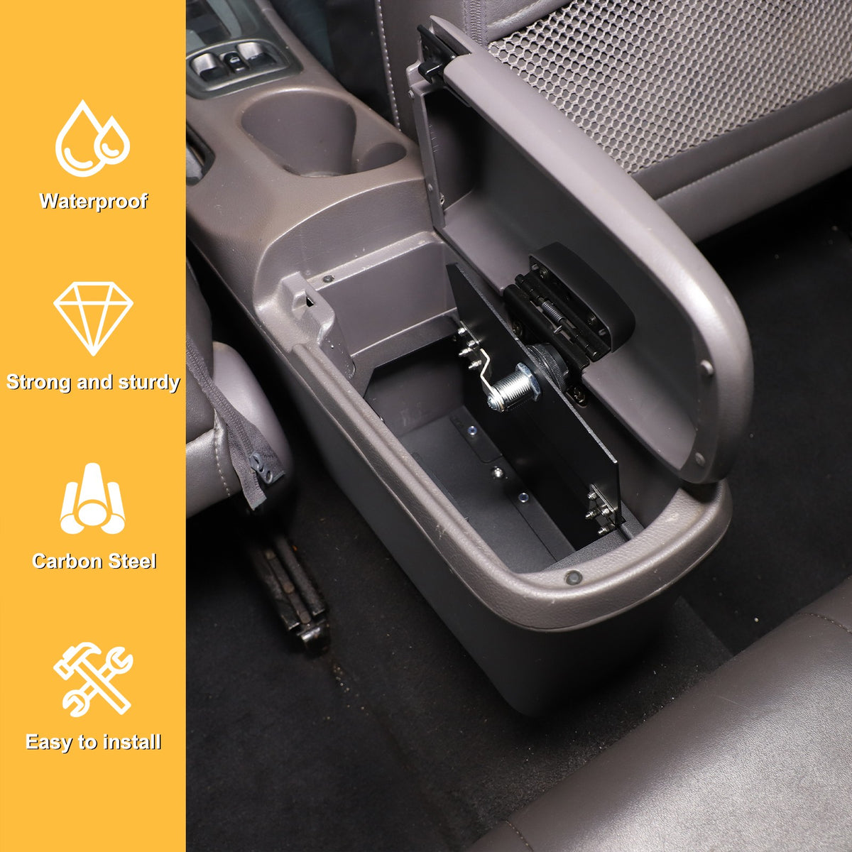 Center Safe Box Armrest Lock Storage Organizer For Toyota Celica 1999-2005 20