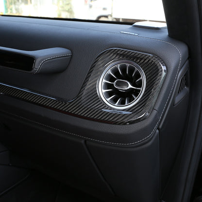 For Benz G500 G550 G63 2019-20 Real Carbon Fiber Dashboard Center Console Cover 11