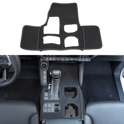 Suede Cloth Center Console Gear Shift Trim Cover For Toyota LC250 Prado 2024+ US 2
