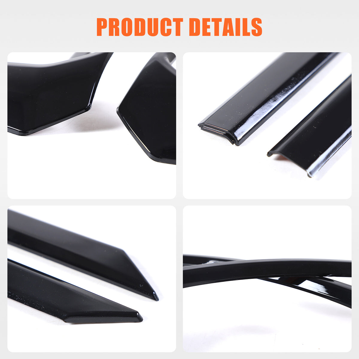 Glossy black Rear Lower Bumper Cover Molding Trim For BMW 5 Series G60 i5 2024+ 8