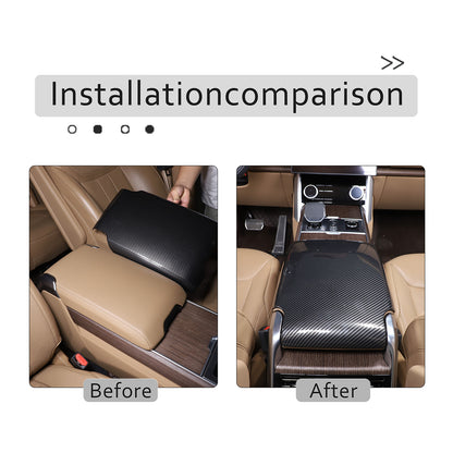 Carbon Center Console Trim Interior Cover Set For Range Rover Sport/Vogue 23-24 3