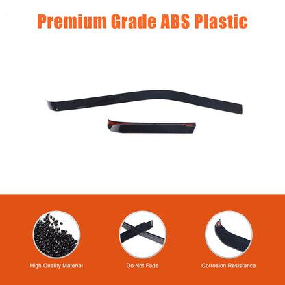 Glossy Piano Black Center Console Panel Trim Set For Corvette C8 2026+ US 51