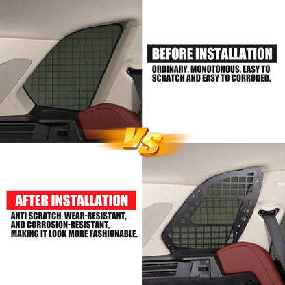 Aluminum Trunk Side Window Storage Hanger Bag Molle Panel For BMW X5 G05 2019-25 24