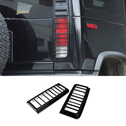 Glossy Piano Black Front Bumper Exterior Trim Cover Set For Hummer H2 2003-2009 - Styles 6-10 50