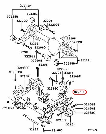 Mitsubishi OEM Insulator Engine Mount MR374569 for Pajero 3