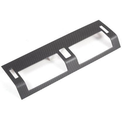 Matte Real Carbon Fiber Center Console Air Vent Trim For LR Defender 20-24 US 7
