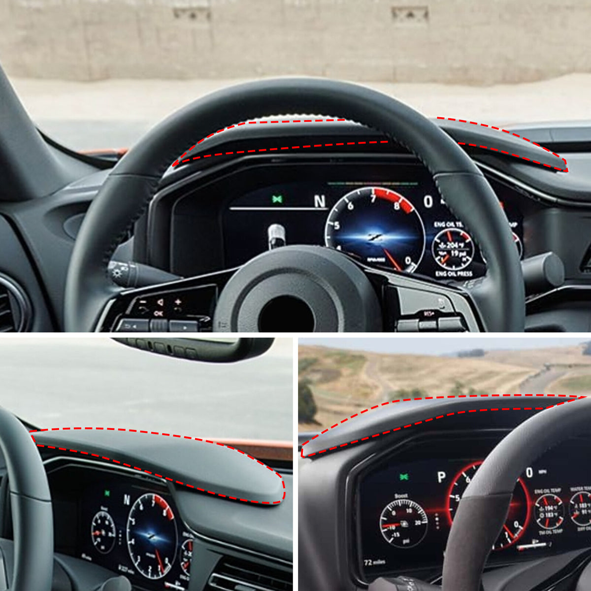 Real Carbon Fiber Dash Pad Instrument Panel Trim For Nissan Z Rz34 400z 2023-24 9